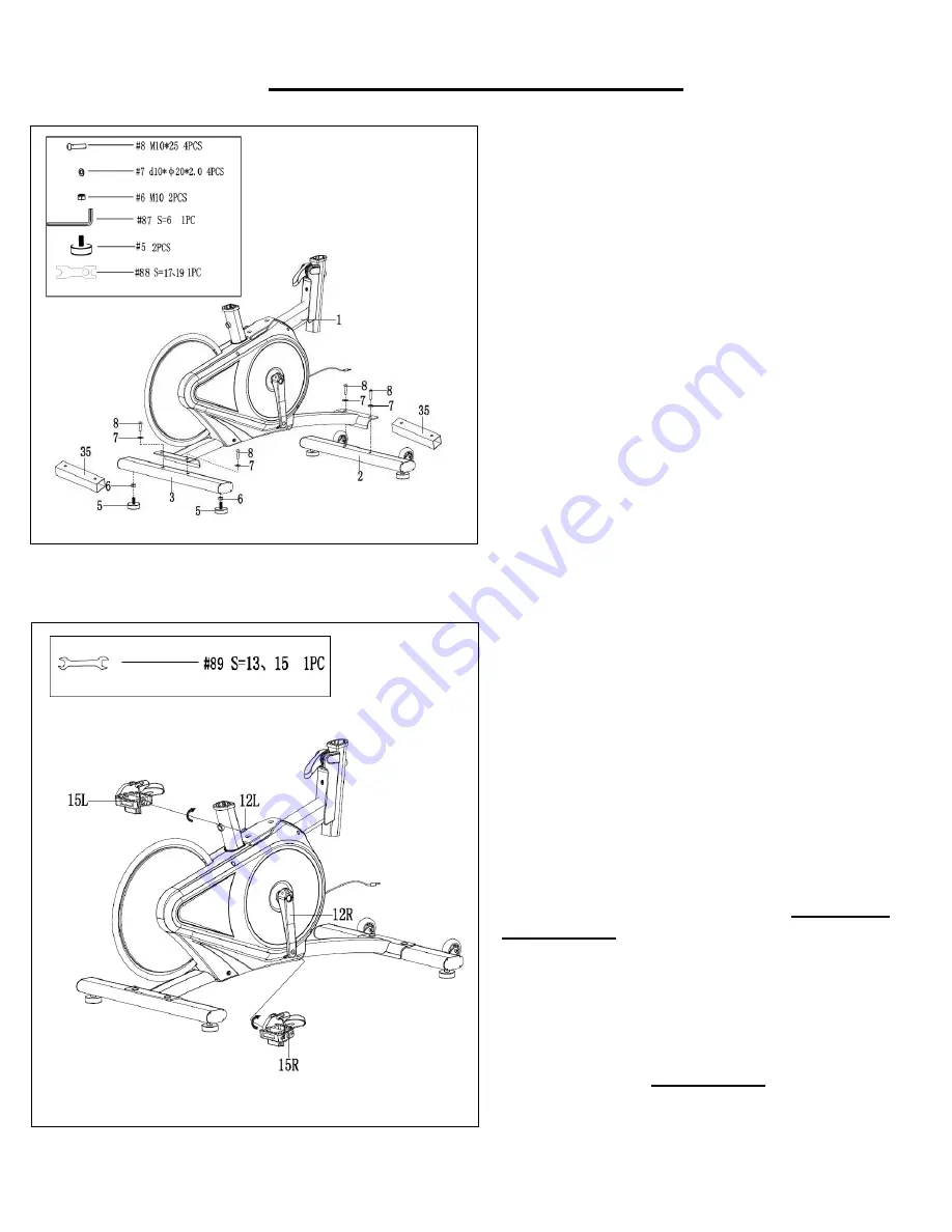 Sunny Health & Fitness SF-B1709 User Manual Download Page 7