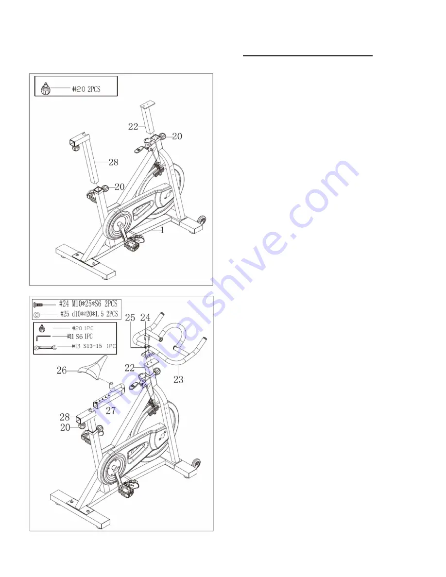 Sunny Health & Fitness SF-B901B User Manual Download Page 20