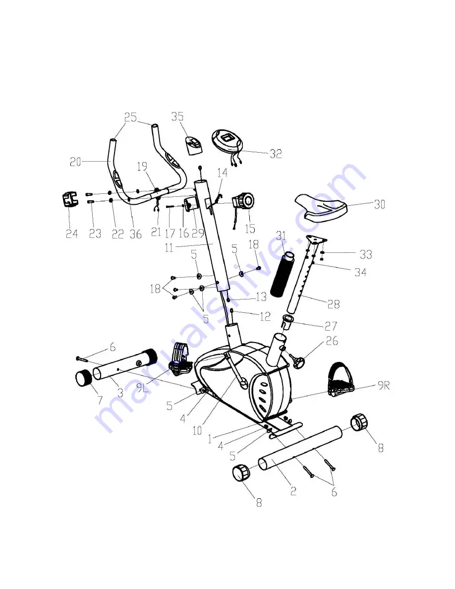 Sunny Health & Fitness SF-B915 Скачать руководство пользователя страница 3