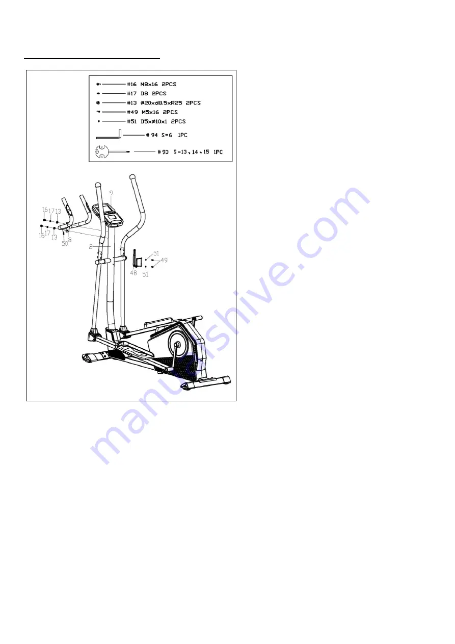 Sunny Health & Fitness SF-E3890 User Manual Download Page 66