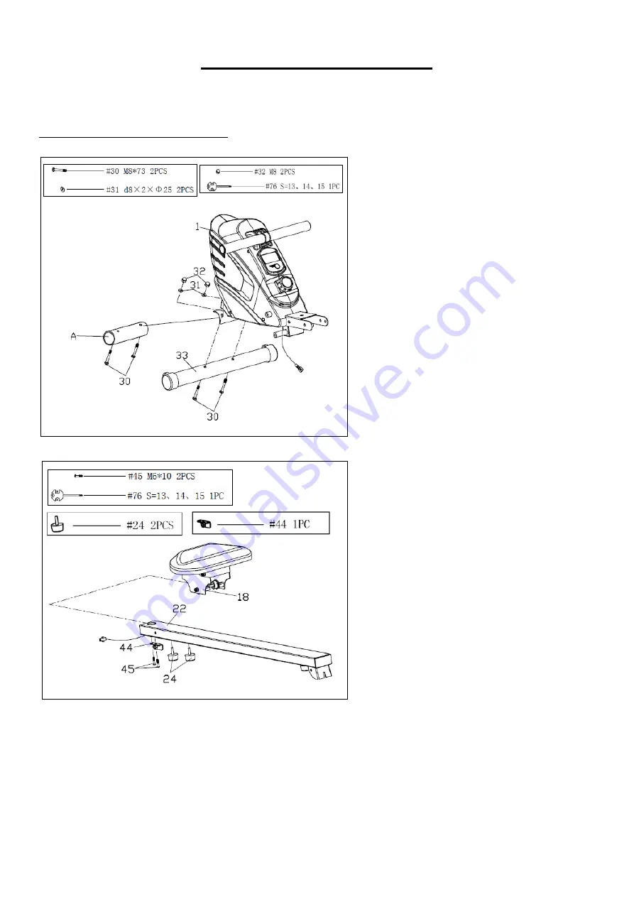 Sunny Health & Fitness SF-RW5622 User Manual Download Page 31