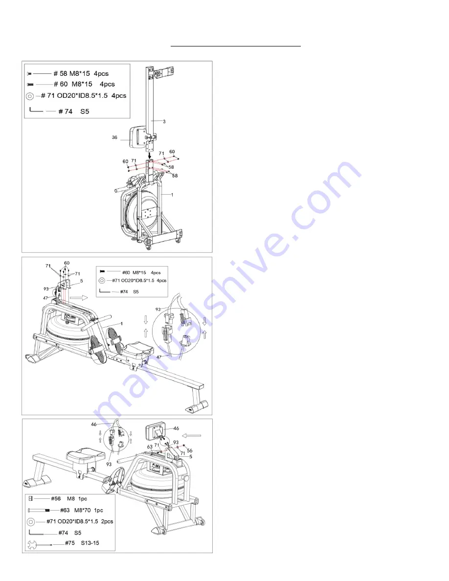 Sunny Health & Fitness SF-RW5713 User Manual Download Page 9