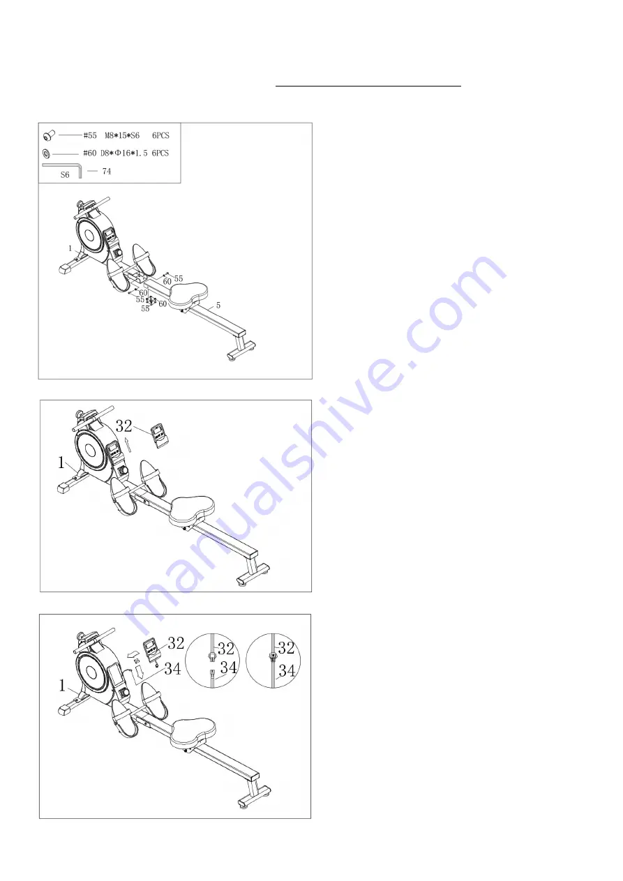 Sunny Health & Fitness SF-RW5885 User Manual Download Page 8