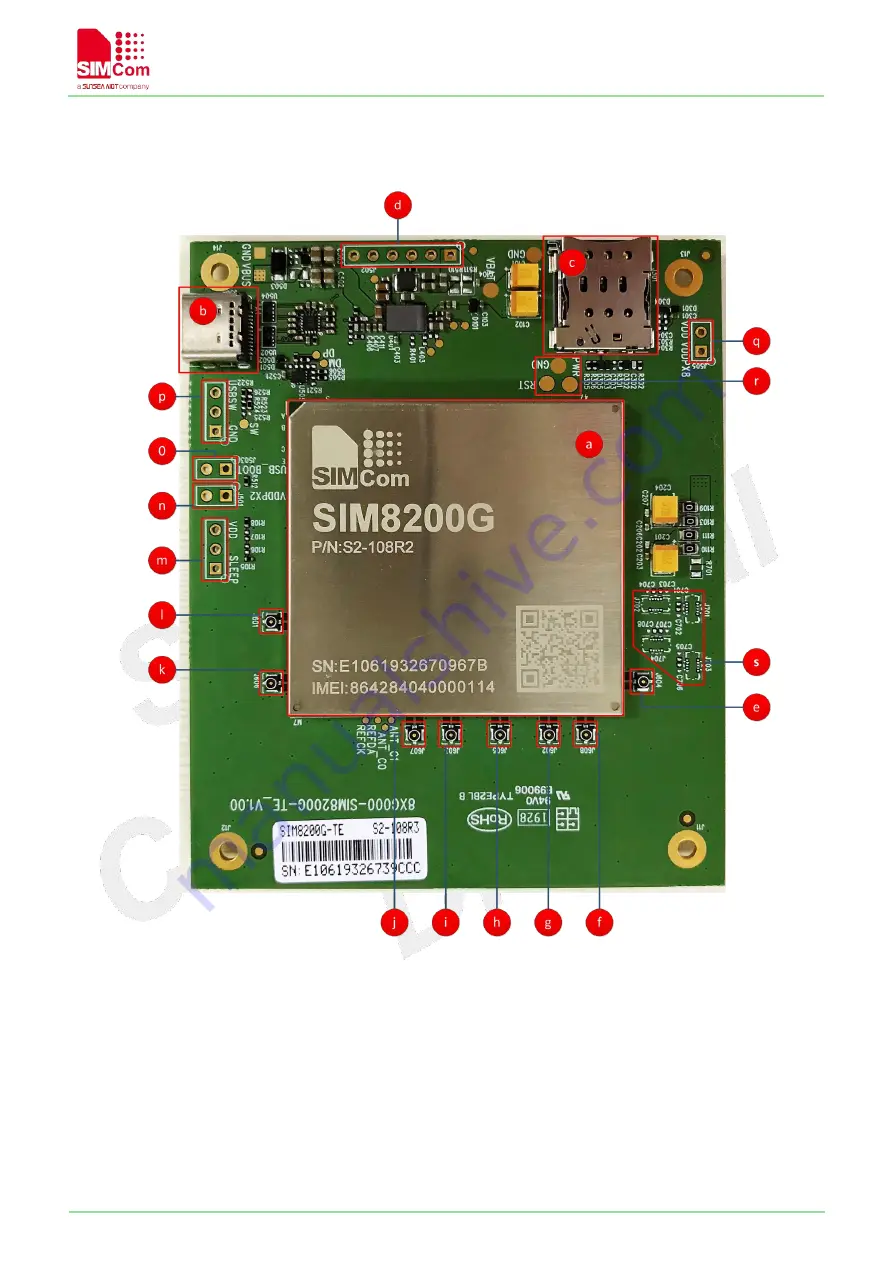 Sunsea AIoT SIMCom SIM8200G Скачать руководство пользователя страница 8