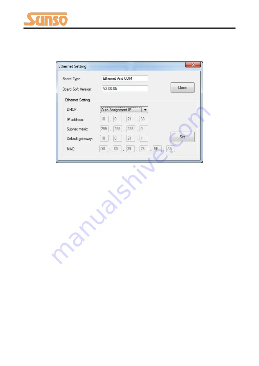 Sunso WTP-801 User Manual Download Page 68