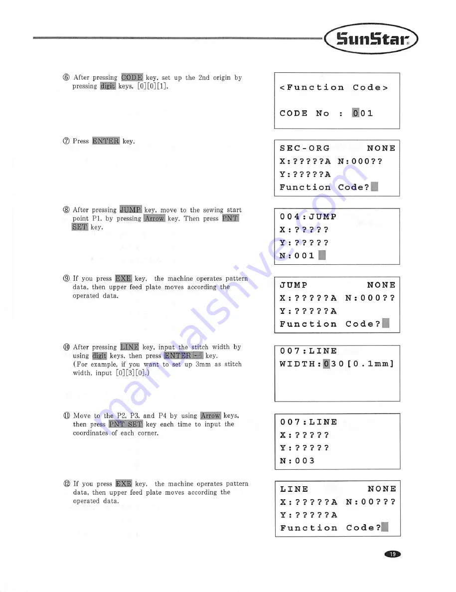 SunStar SPS/A Series User Manual Download Page 19