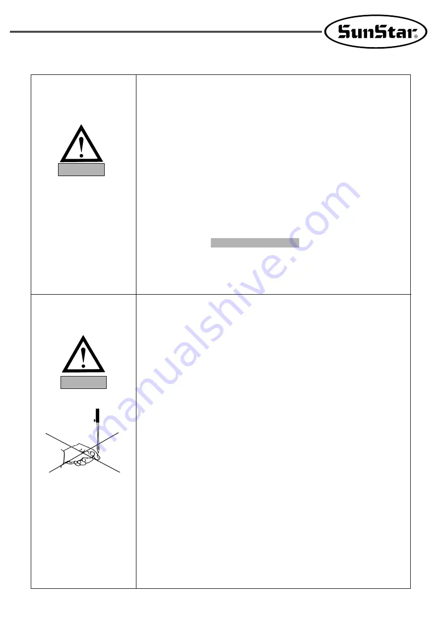 SunStar SPS/E-BH-6100 Series User Manual Download Page 7