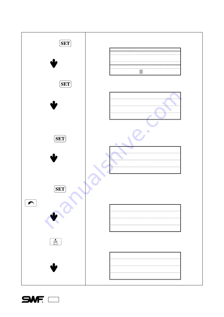 SunStar SWF/B Series User Manual Download Page 100