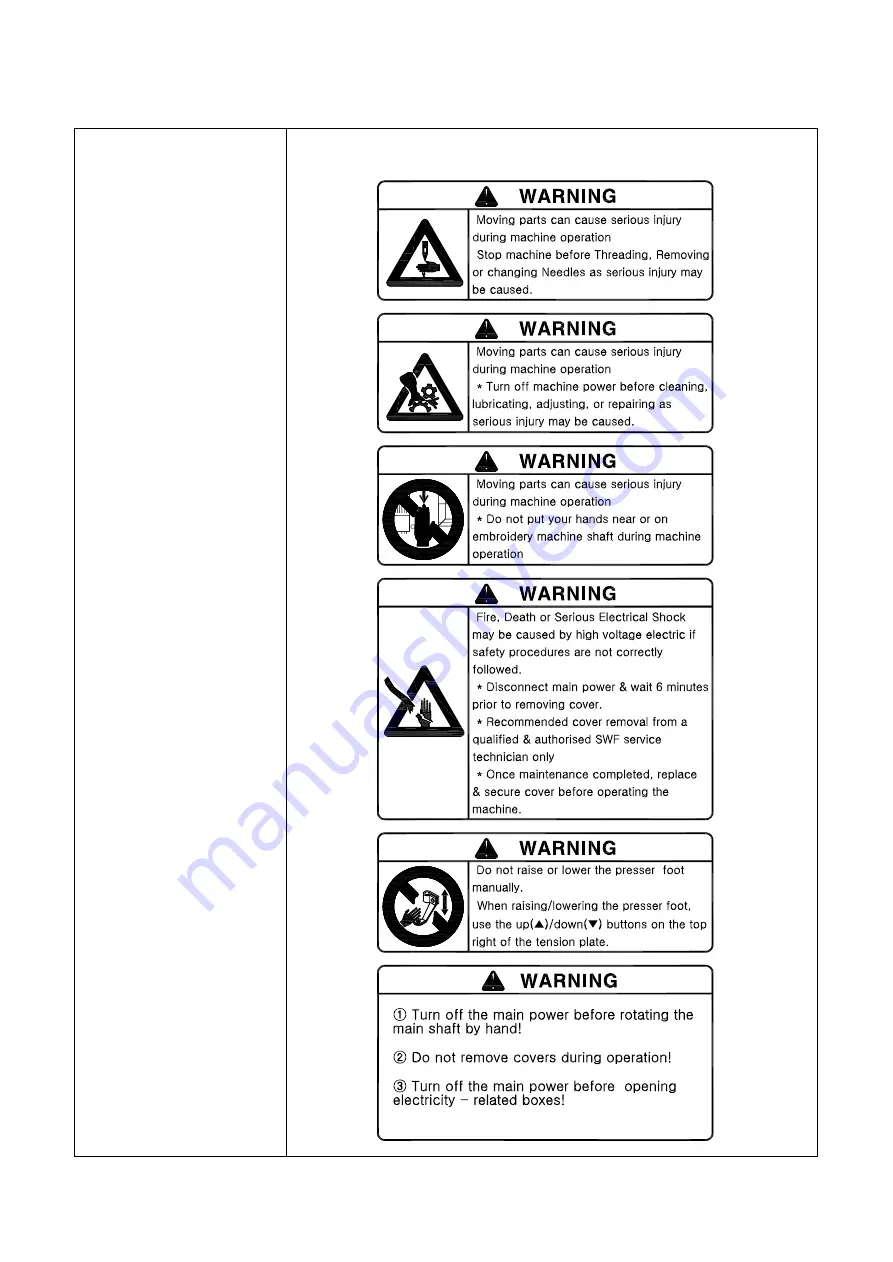 SunStar SWF/KX Series User Manual Download Page 8