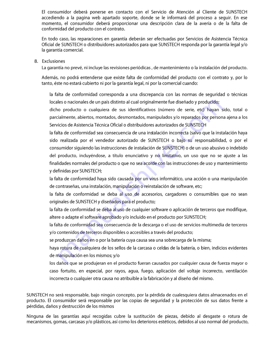 Sunstech Tel200 User Manual Download Page 57