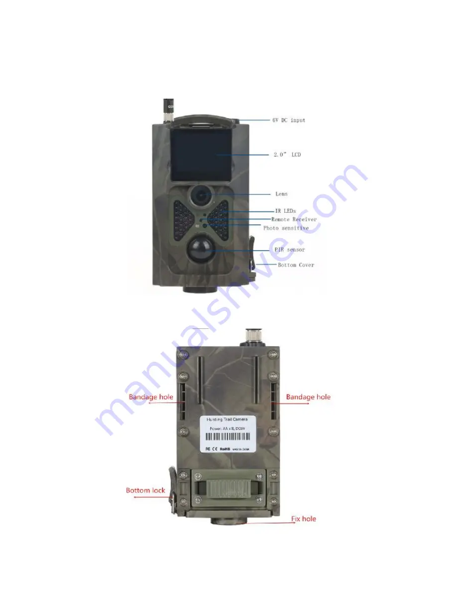 Suntek HC-550G Скачать руководство пользователя страница 5