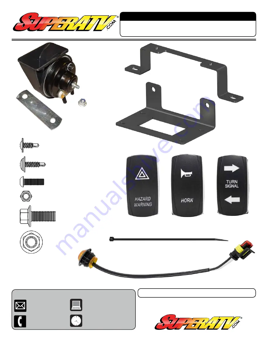 SuperATV TSK-CA-DEF-004 Installation Instructions Manual Download Page 1