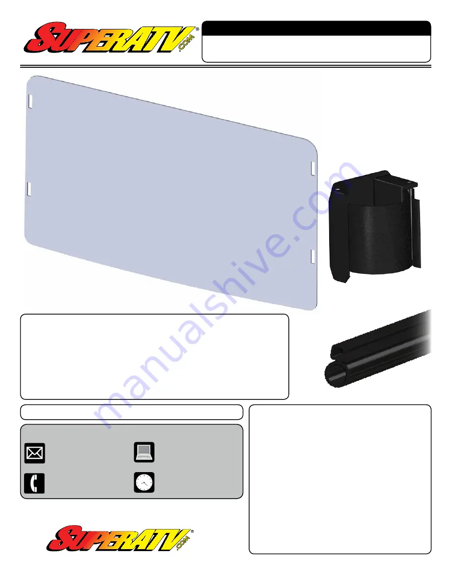 SuperATV WS-CA-DEF Installation Instructions Download Page 1