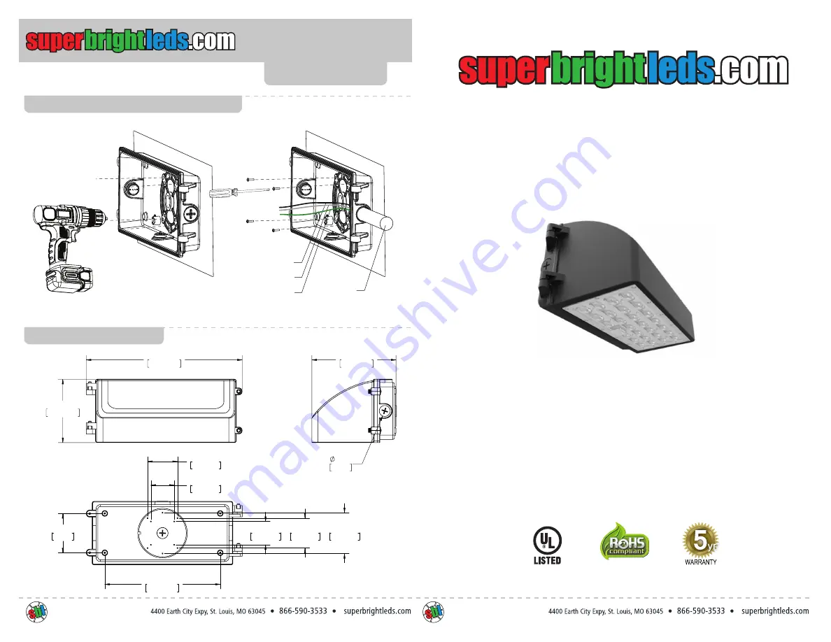 superbrightleds WPFC2 Series User Manual Download Page 1