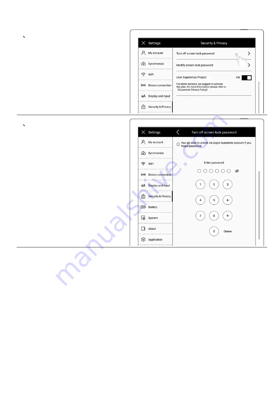 Supernote Supernote A5 X User Manual Download Page 94