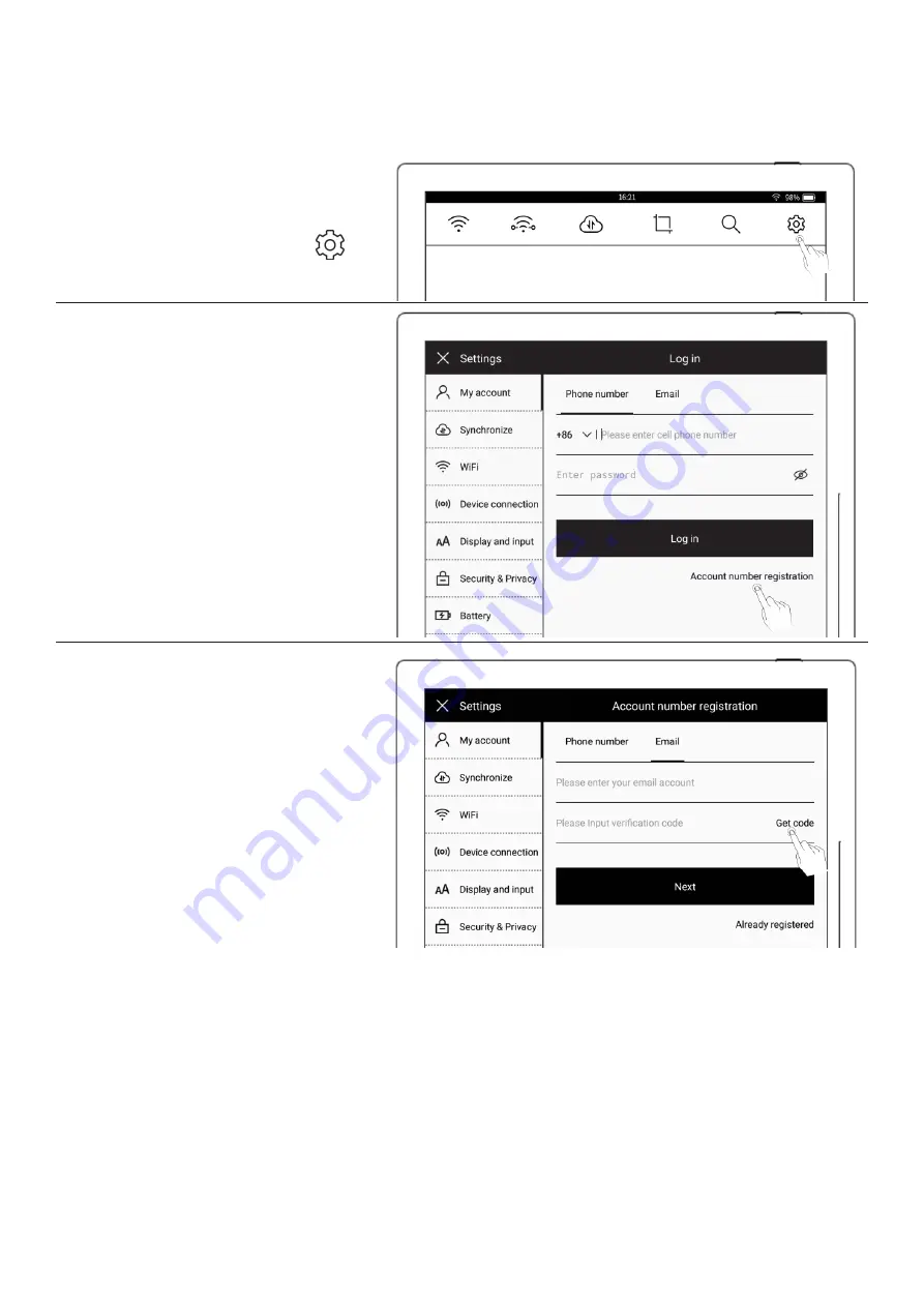 Supernote Supernote A6 X Quick Manual Download Page 9