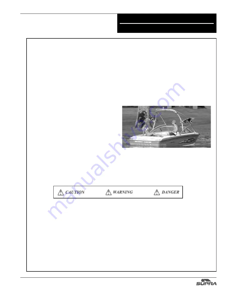 Supra 2005 Comp LTS Owner'S Manual Download Page 3