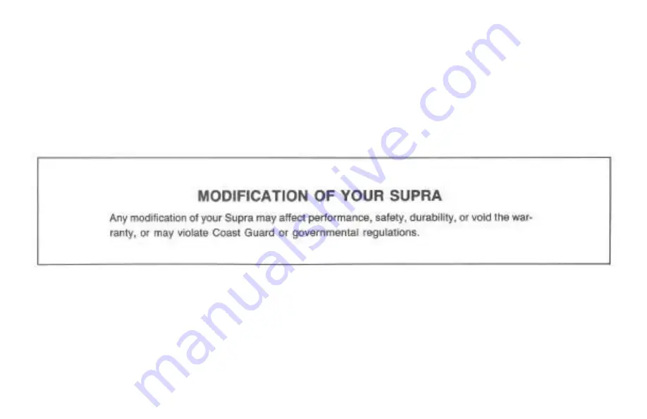 Supra COMP ts6m 1989 Owner'S Manual Download Page 3