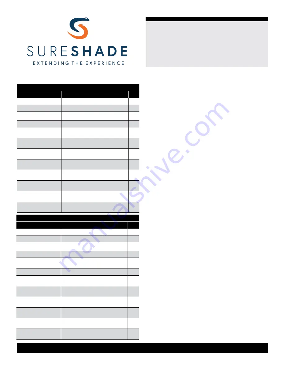 SureShade 2020134625 Installation And Owner'S Manual Download Page 4