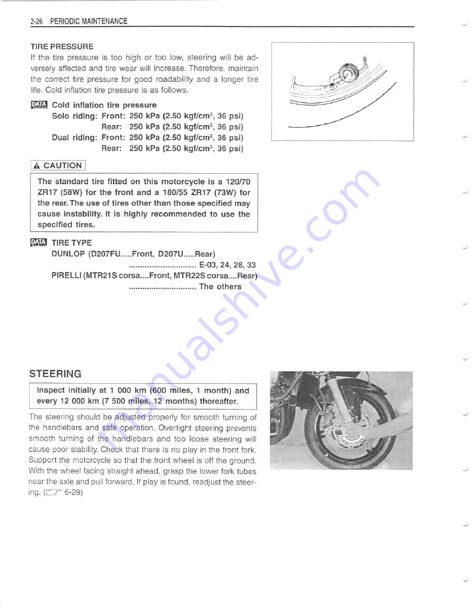 Suzuki 2001 GSX-R600 Service Manual Download Page 43