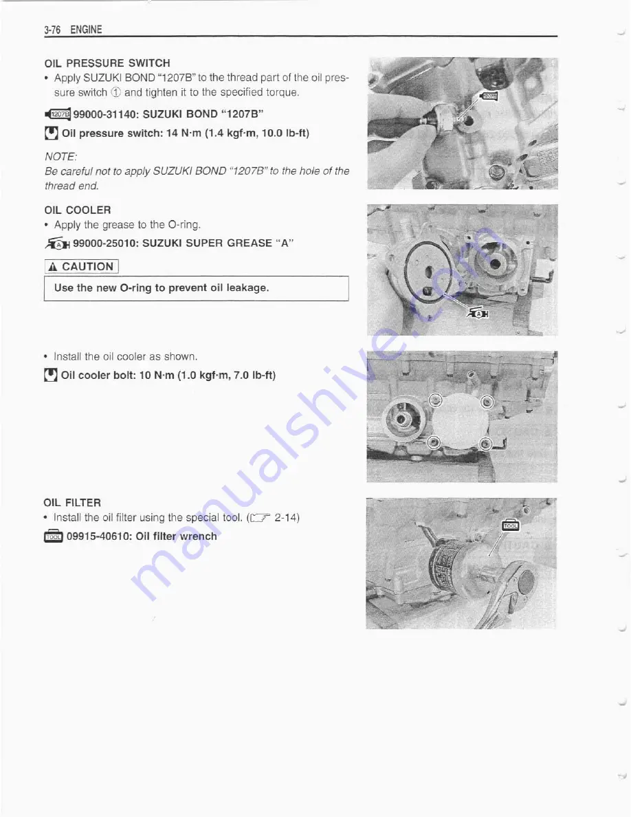 Suzuki 2001 GSX-R600 Service Manual Download Page 125