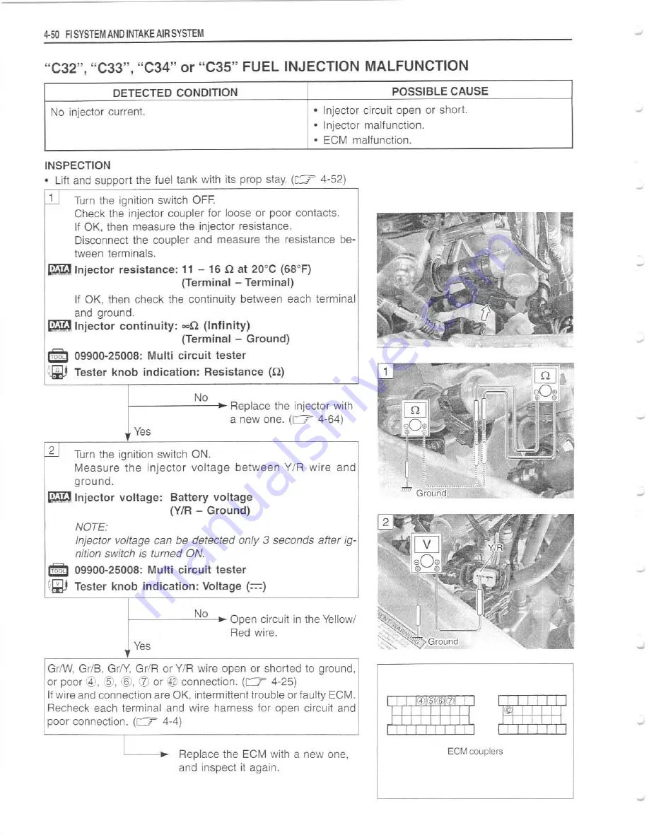 Suzuki 2001 GSX-R600 Скачать руководство пользователя страница 197