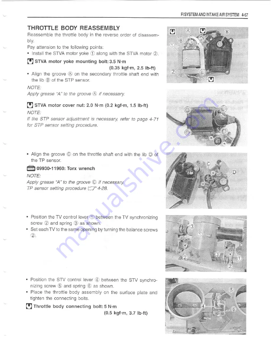 Suzuki 2001 GSX-R600 Service Manual Download Page 214