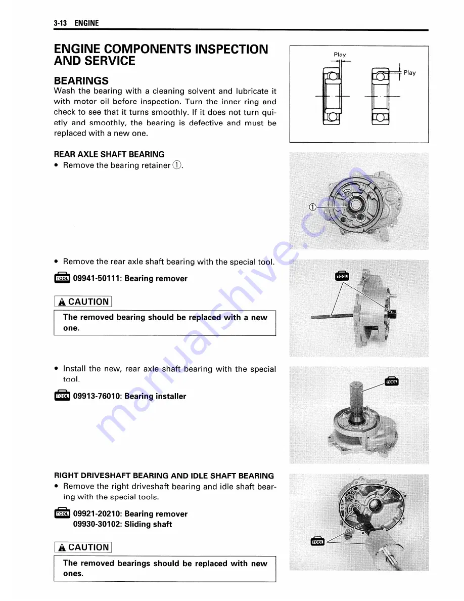 Suzuki AY50 Service Manual Download Page 43