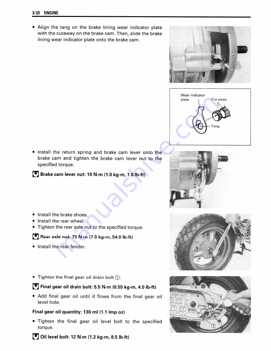 Suzuki AY50 Service Manual Download Page 63