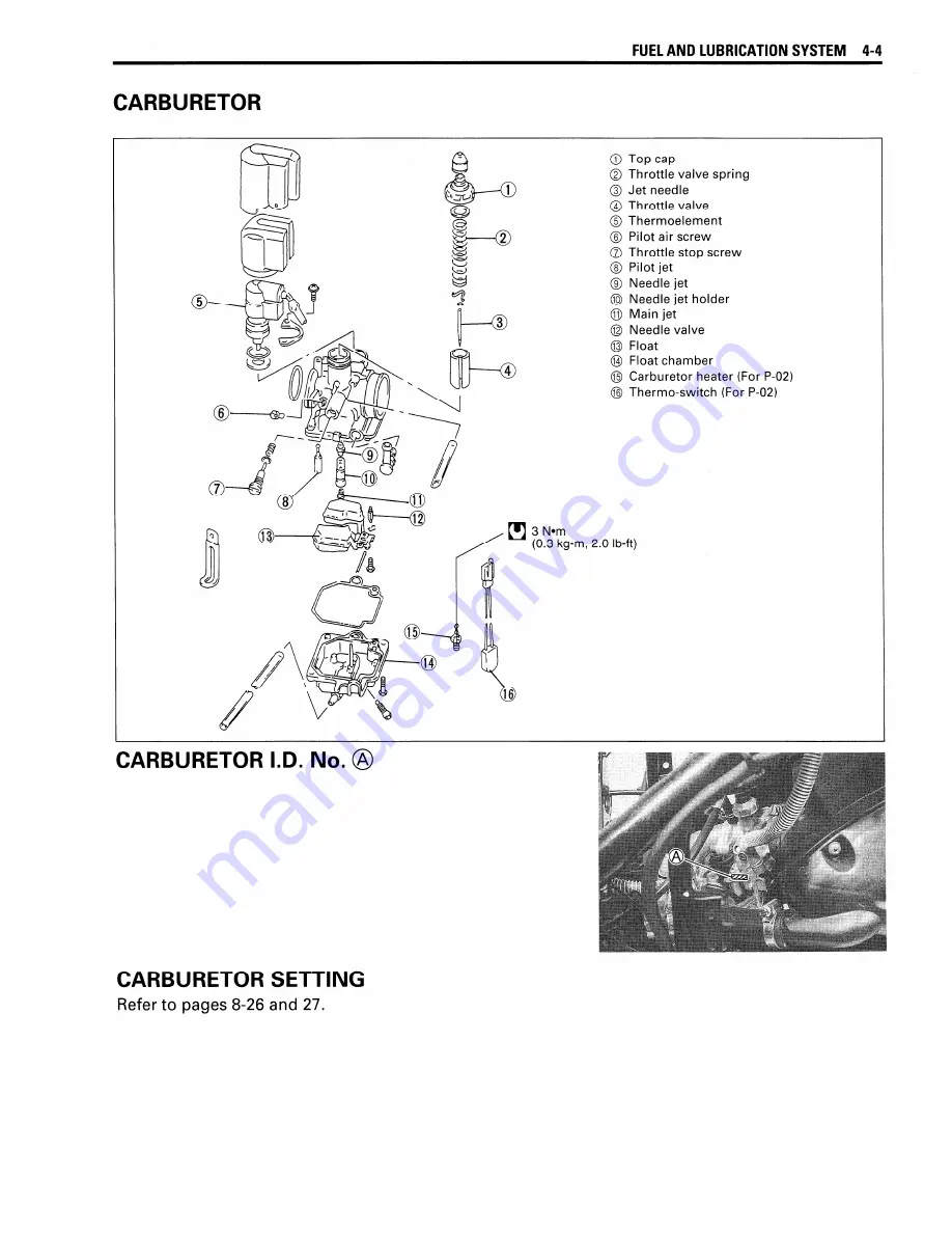 Suzuki AY50 Service Manual Download Page 74