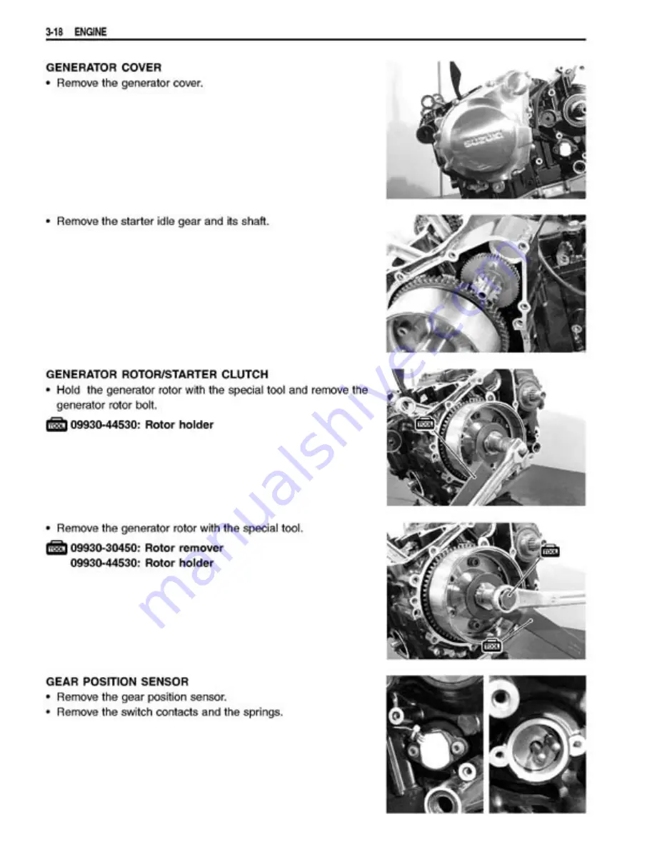 Suzuki GSX1400 Manual Download Page 62