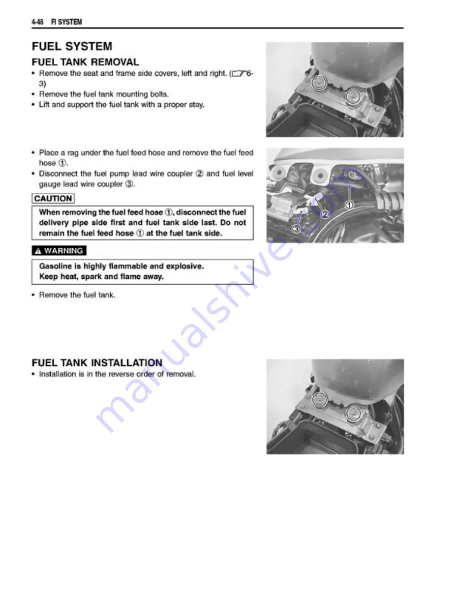 Suzuki GSX1400 Manual Download Page 171