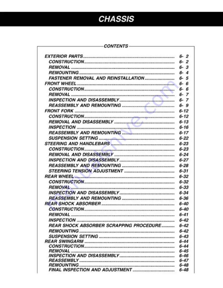 Suzuki GSX1400 Manual Download Page 204