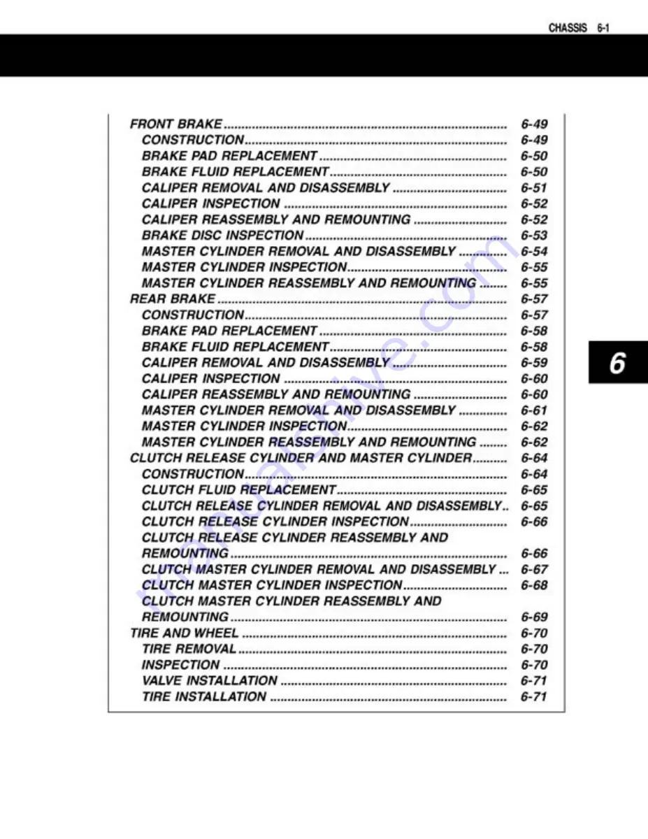 Suzuki GSX1400 Manual Download Page 205