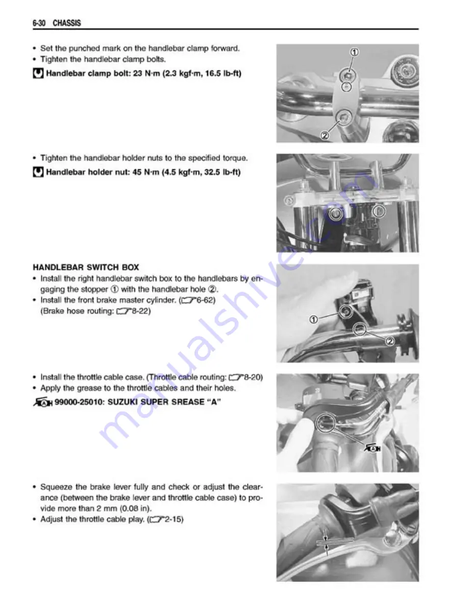 Suzuki GSX1400 Manual Download Page 234