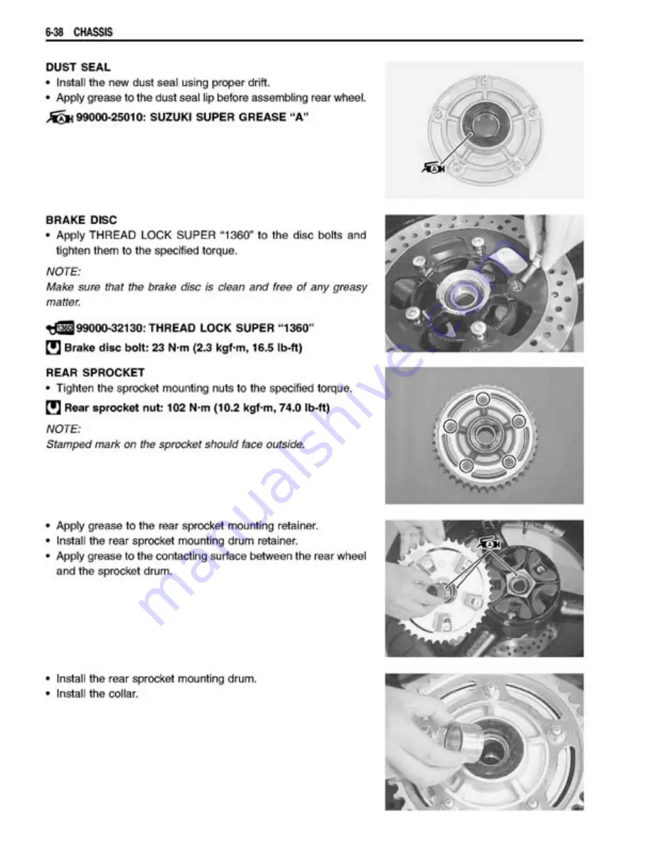 Suzuki GSX1400 Manual Download Page 242