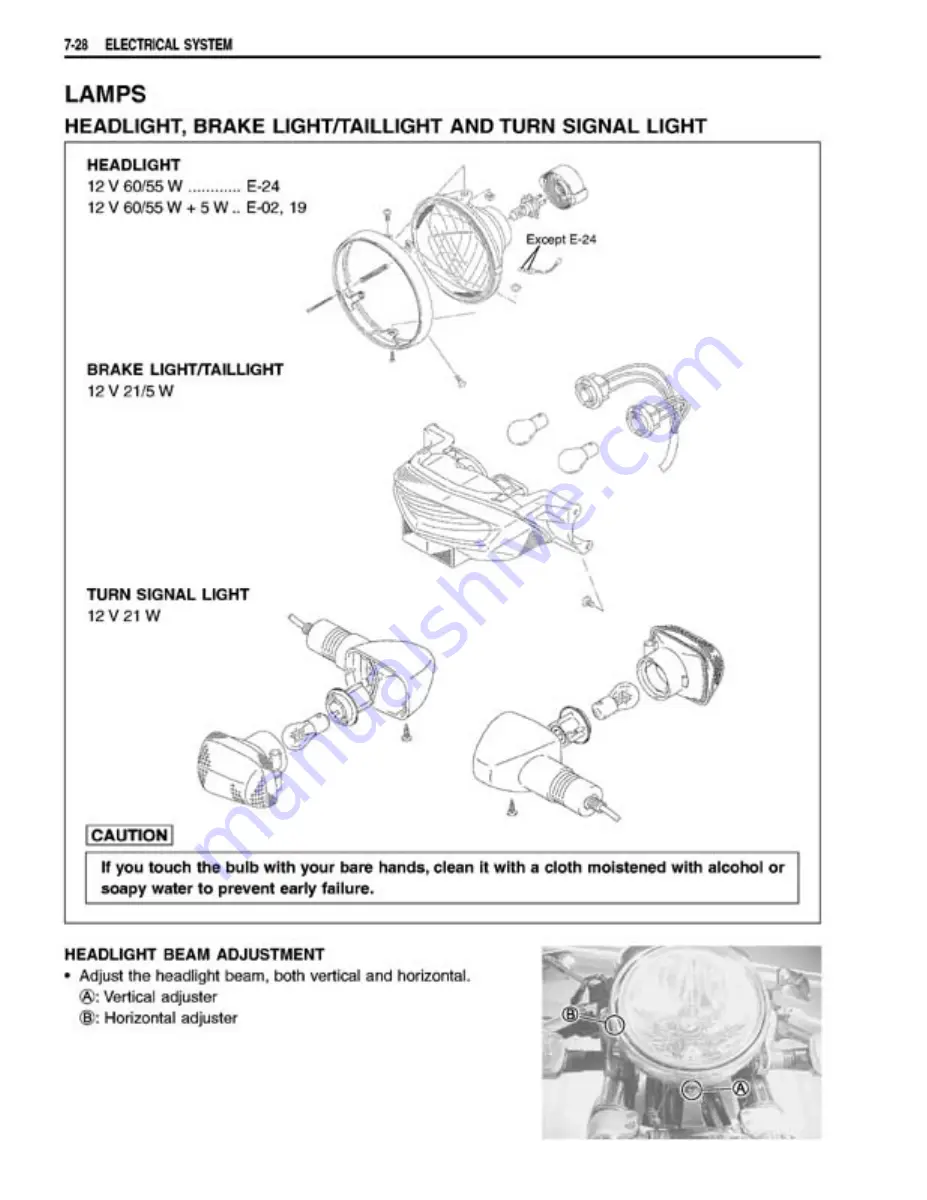 Suzuki GSX1400 Скачать руководство пользователя страница 304