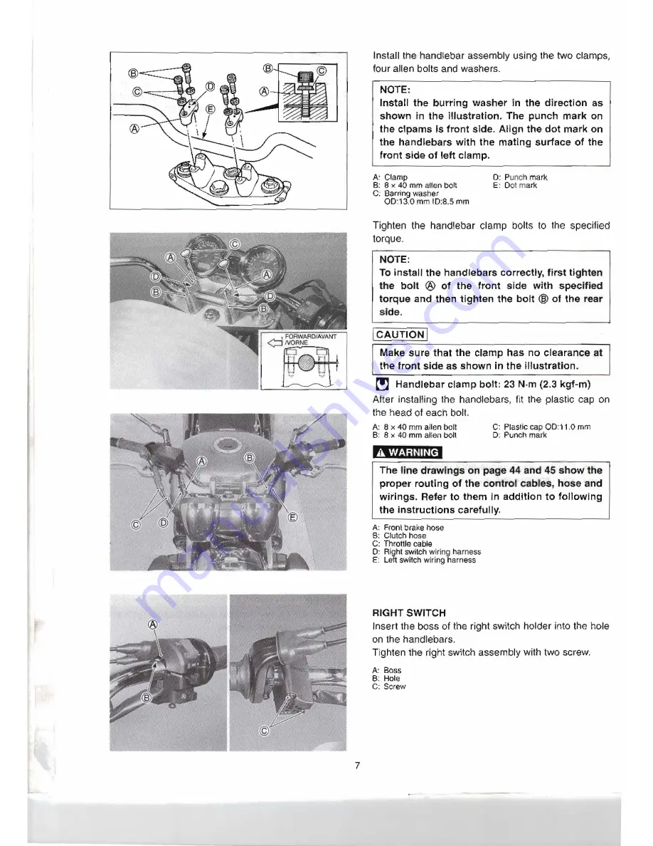 Suzuki GSX1400K2 Скачать руководство пользователя страница 5