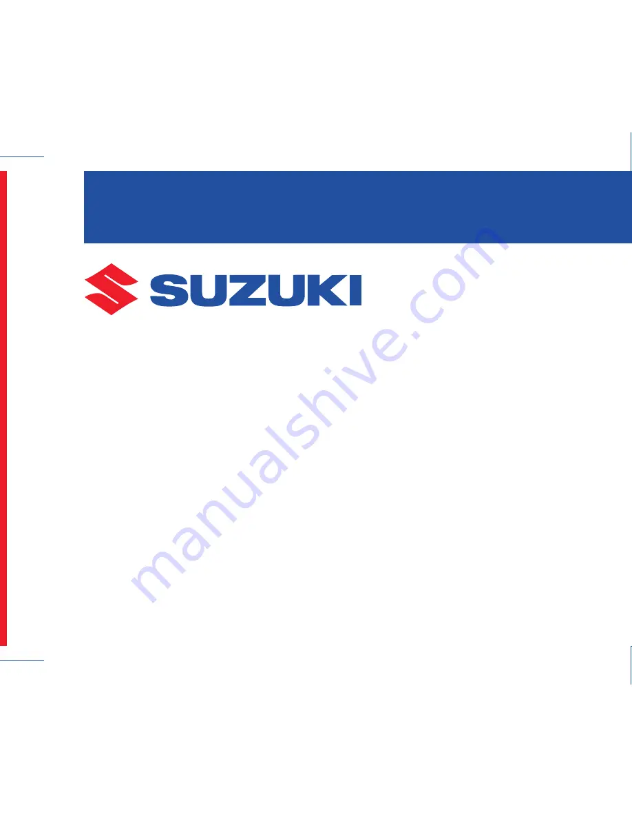 Suzuki UZ125 Owner'S Manual Download Page 1