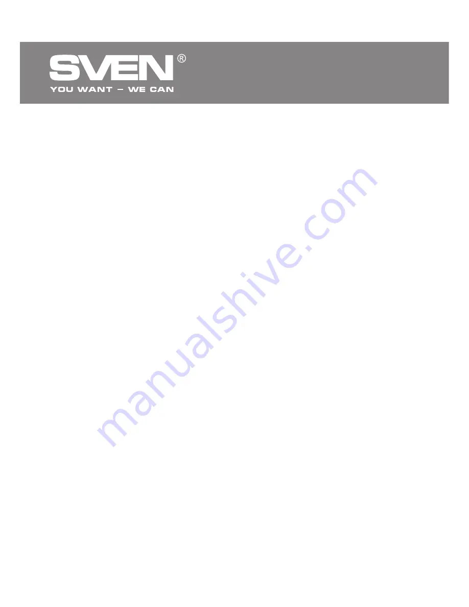 Sven MS-309 Operation Manual Download Page 9