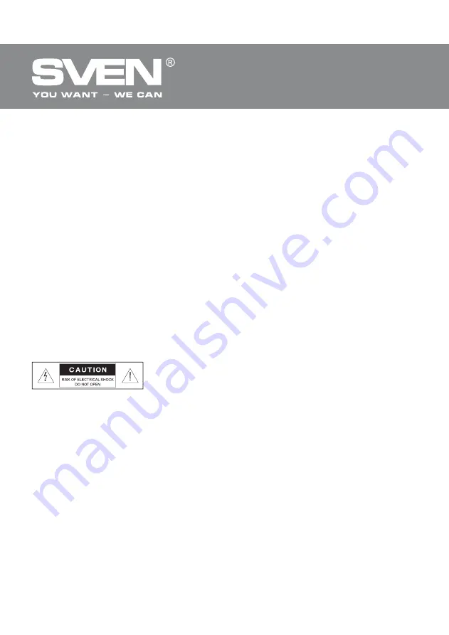 Sven Neo R 500 Operation Manual Download Page 8