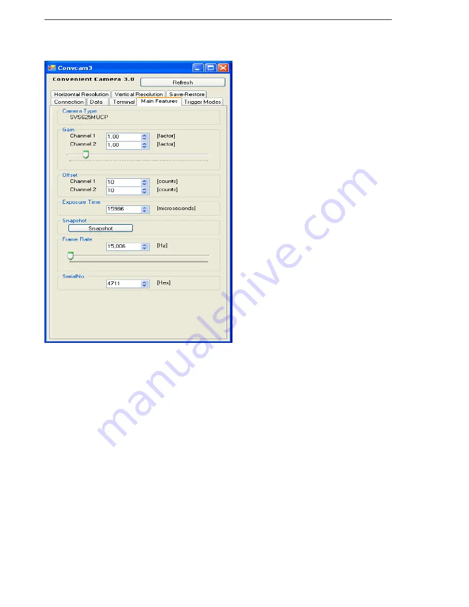 SVS-Vistek CameraLink svs11002 User Manual Download Page 14