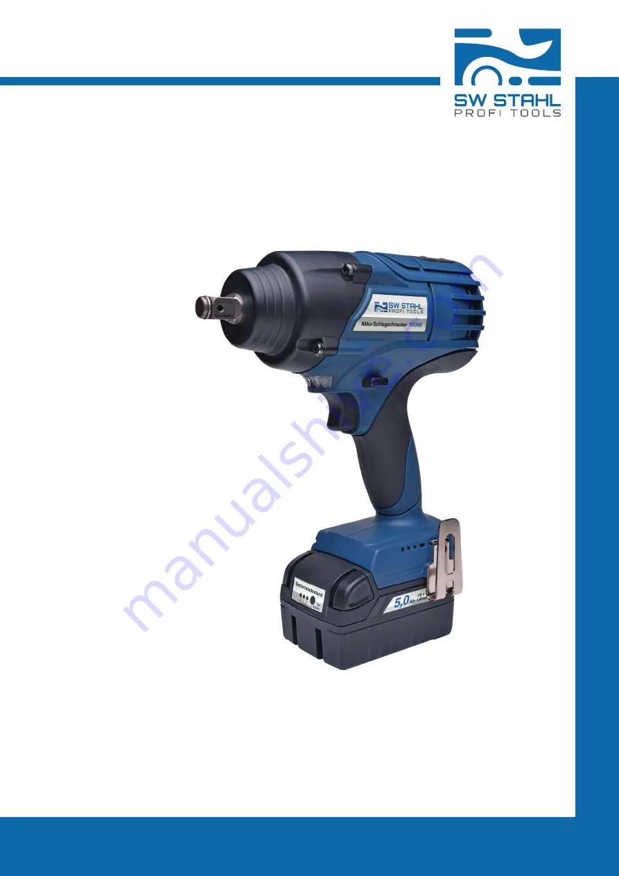 SW Stahl PROFI Tools S3300 Скачать руководство пользователя страница 9