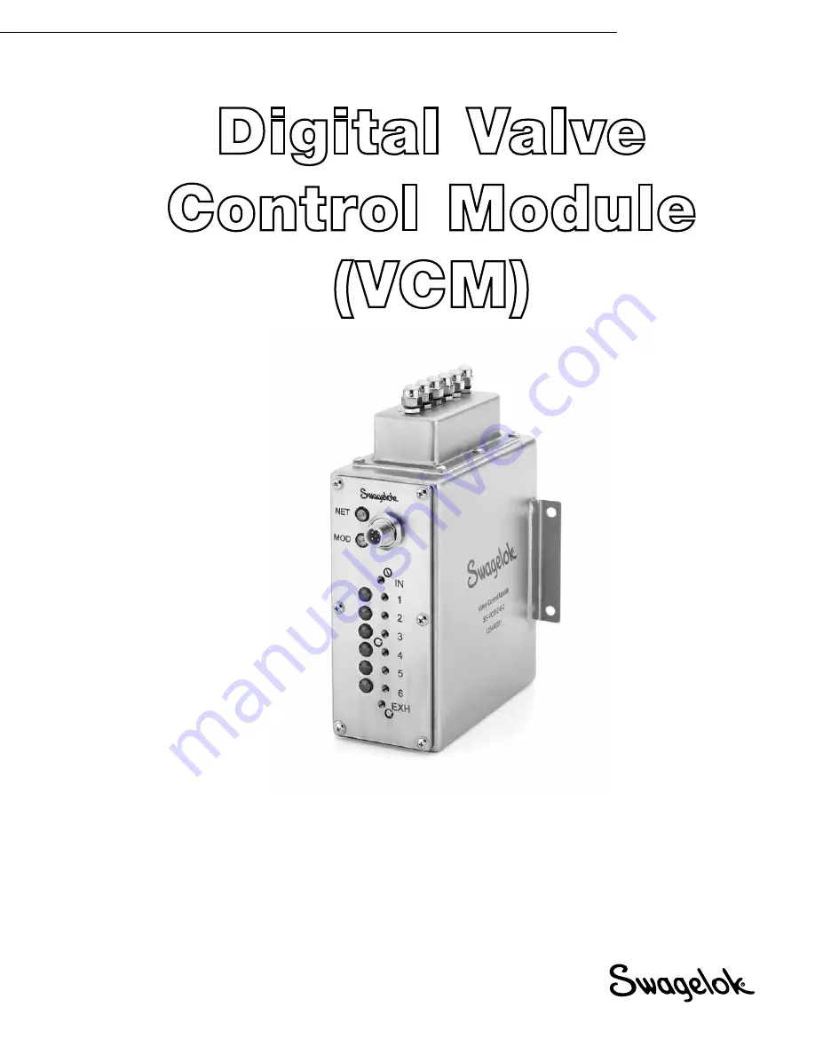 Swagelok VCM User Manual Download Page 1