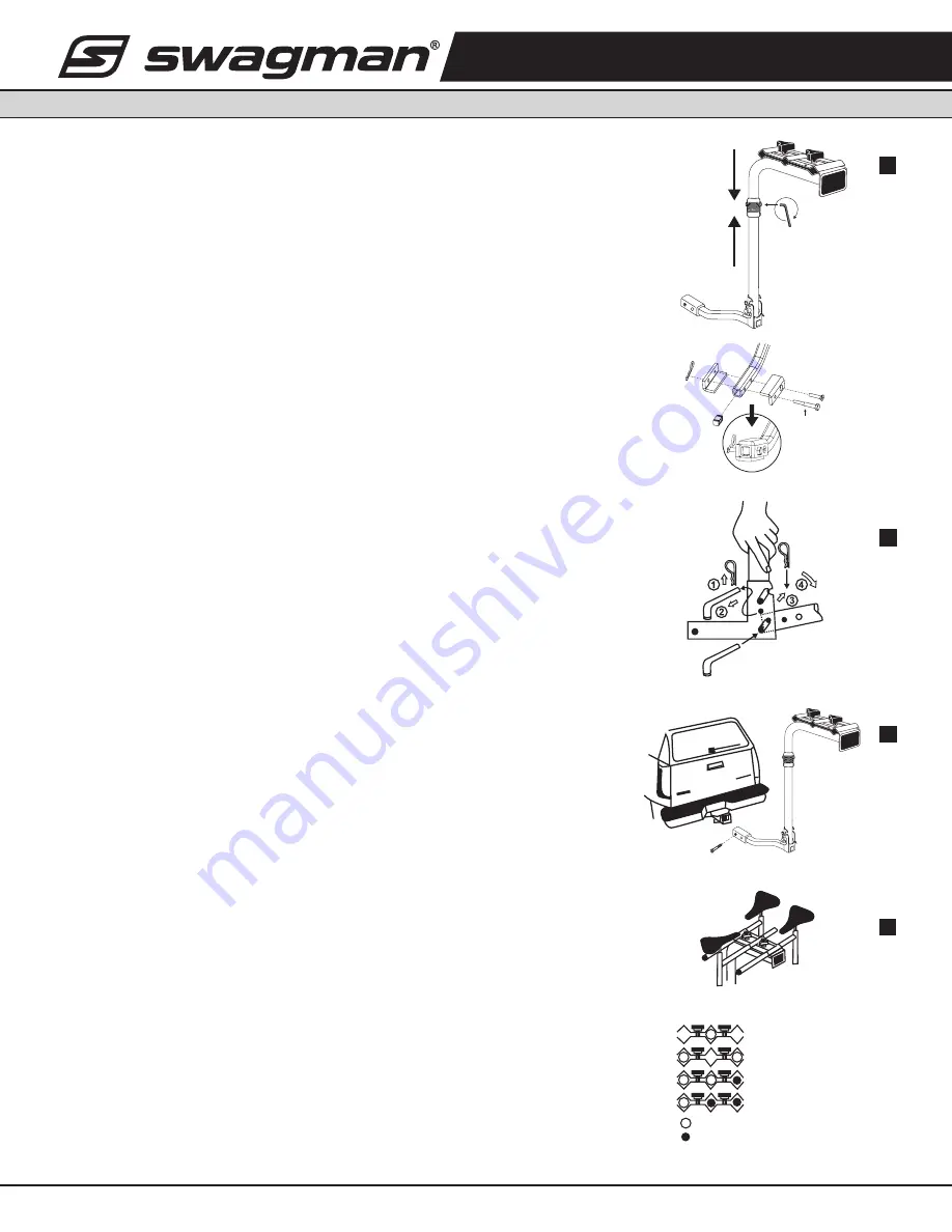 Swagman 64351 Instruction Sheet Download Page 1