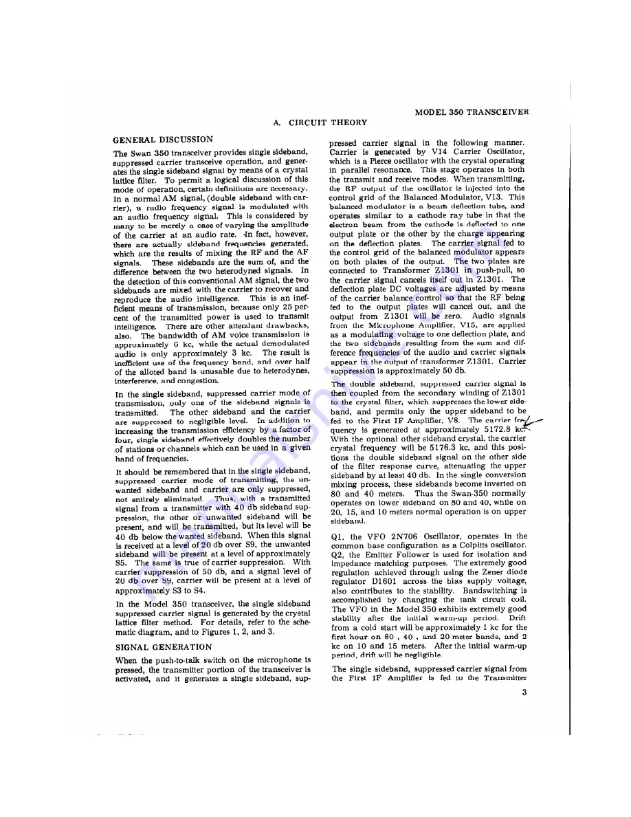 Swann 350 Operation And Maintenance Download Page 4