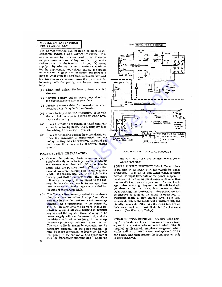 Swann 350 Operation And Maintenance Download Page 19