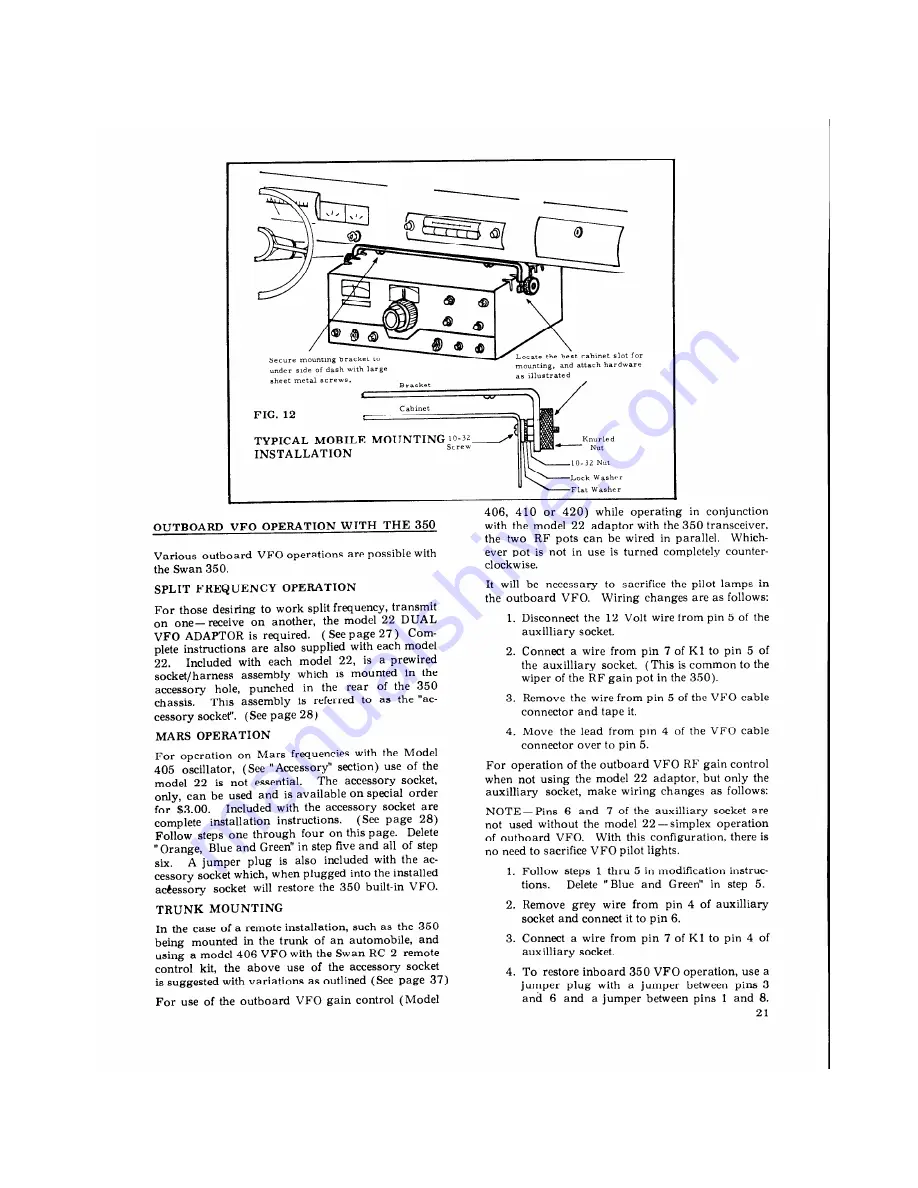 Swann 350 Operation And Maintenance Download Page 22