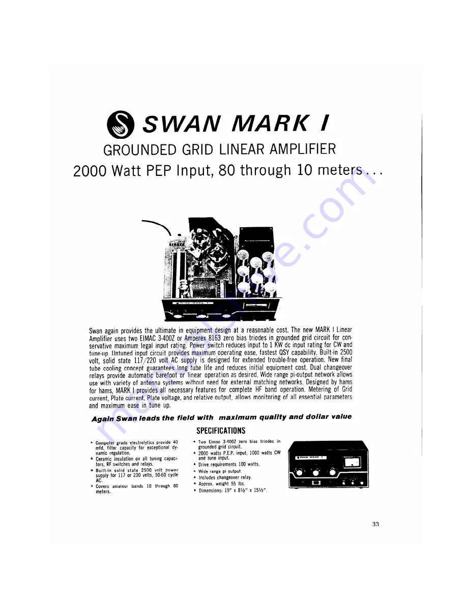 Swann 350 Operation And Maintenance Download Page 34