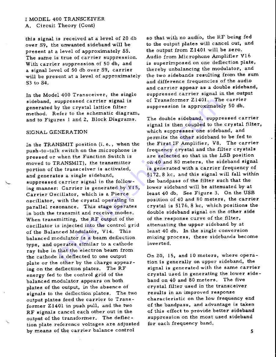 Swann 400 Operation And Maintenance Download Page 6